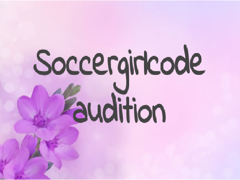 The Tiny Blacksmith // soccergirlcode voice audition