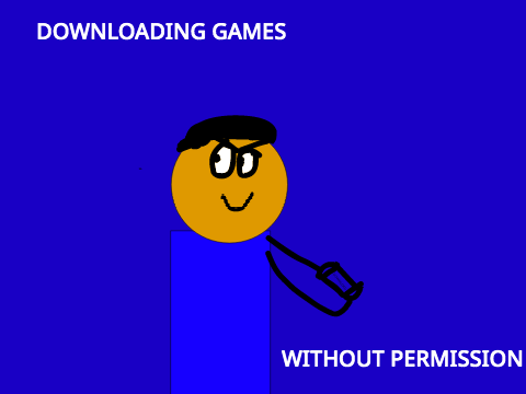 #Animation : Downloading Games Without Permission