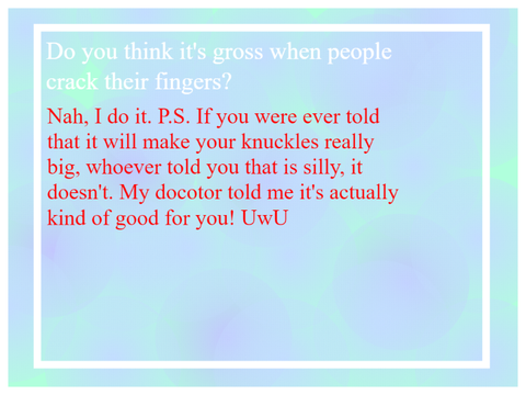 Hi. Don't look at this. XD