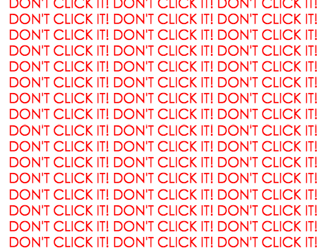 DO NOT CLICK THE GREEN FLAG
