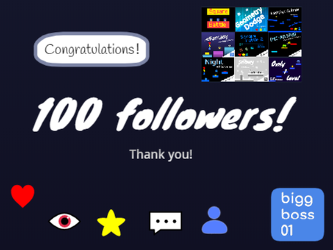 100+ followers!