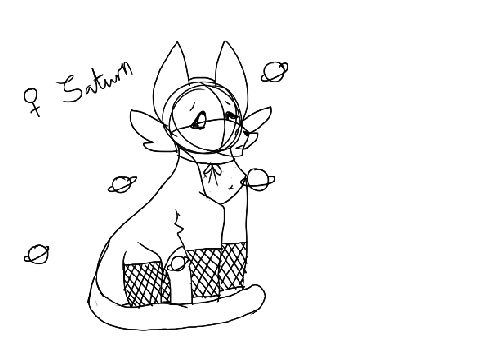 Saturn - New OC Cat - <3