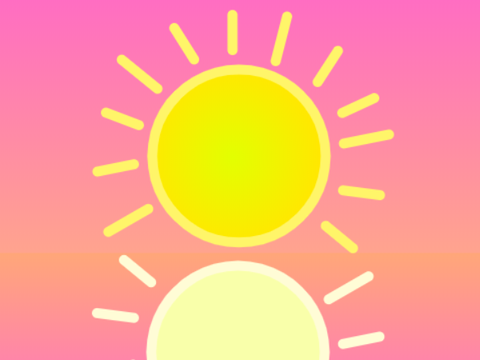 Sunset, A Parralax