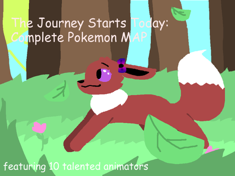 Pokemon Journeys-Completed Map!