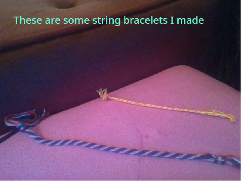 String bracelet photos