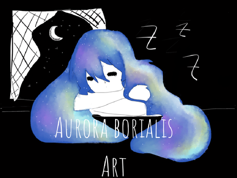 Aurora Borealis art 