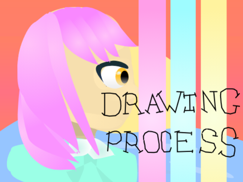 | Female anime Drawing Process |