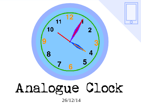 Analogue Clock