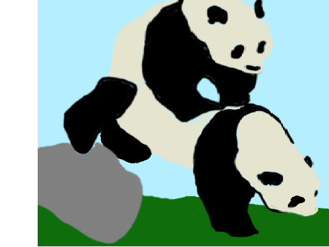 panda art 