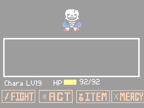 Sparktale sans boss (Final boss)