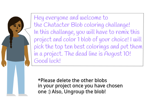 Character Blob Coloring Contest!