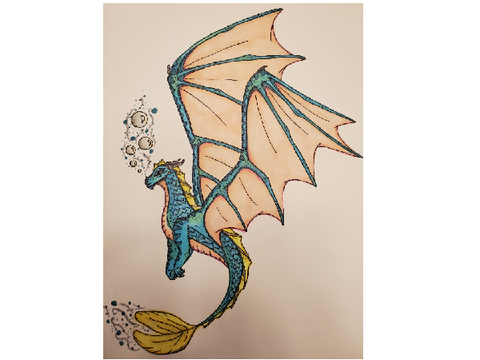 Some Dragons I Drew 