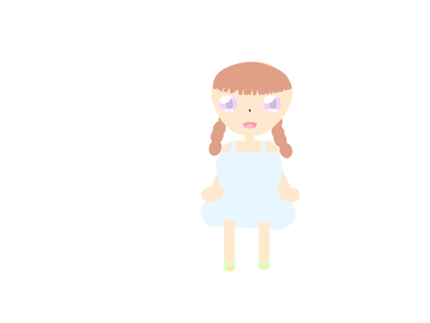 女の子!