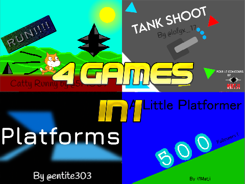 4 Games in 1 || 500 Followers special                                                    #all #games