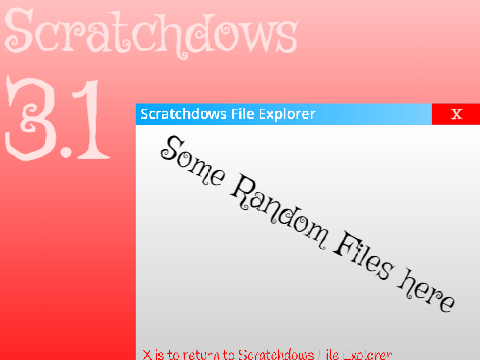Scratchdows 3.1 - The Apps Update!