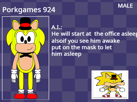 Nintega's chaos custom night re-sign ups Porkgames sign up