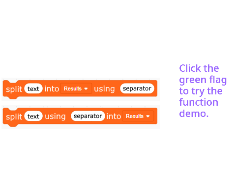 We need a Split function!