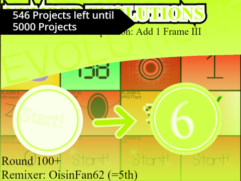 Number Evolution Competition: Add 1 Frame III - Round 400+ [ Start -> 138 ] remix remix remix