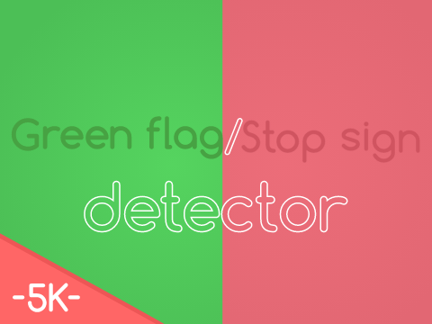 Green flag/Stop sign detector || Parallax