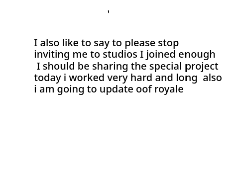A little message to all