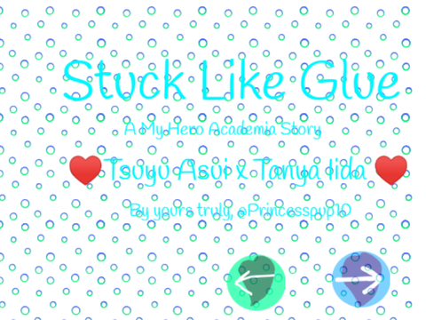 Stuck Like Glue~ A BNHA Tsuyu x Iida fan fiction