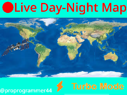 ⦿Live Day-Night Map (+ISS)