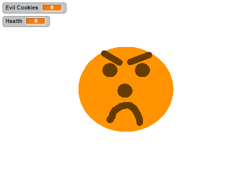 Evil cookie clicker