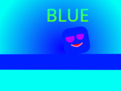 Blue / A Platformer #games (mobile friendly)