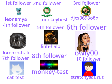 10 followers special