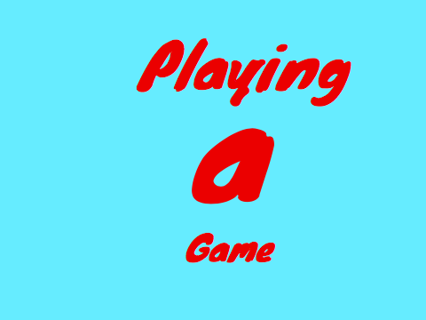 Playing a game, #slideshows