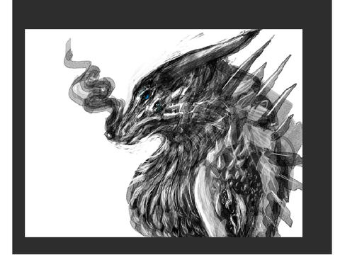 Quick 2-min (random?) drawing