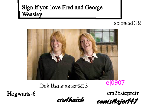 Do you like Fred and George Weasley?? remix remix