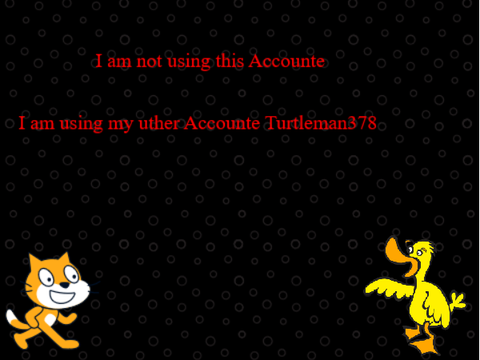 I am not  using the Accounte