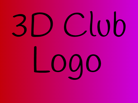 3D Club Logo