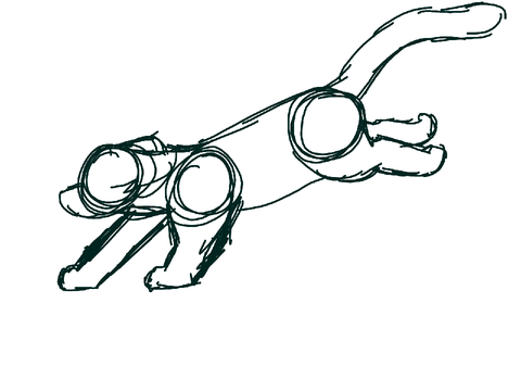 Run cycle sketch remake