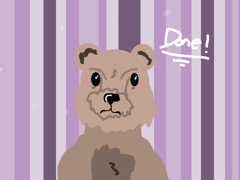 How to draw a bear