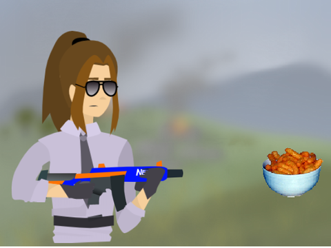 now it can shoot