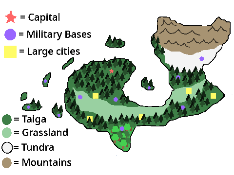 Map of Brivesland