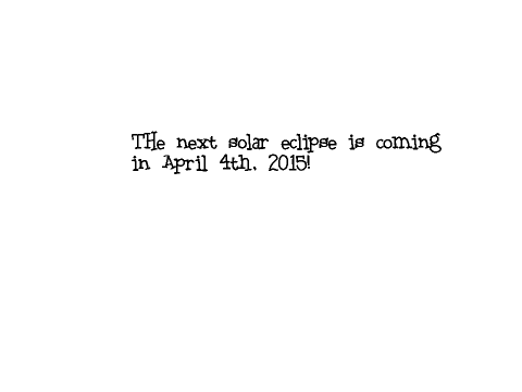 The next solar eclipse (in Virginia)