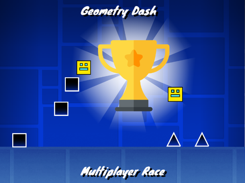 Geometry Dash *MULTIPLAYER RACE*        #games