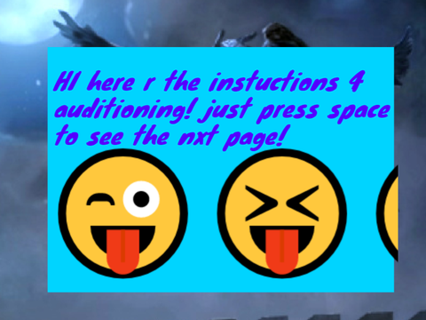 Movie audition instructions! remix