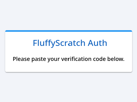 FluffyScratch Auth