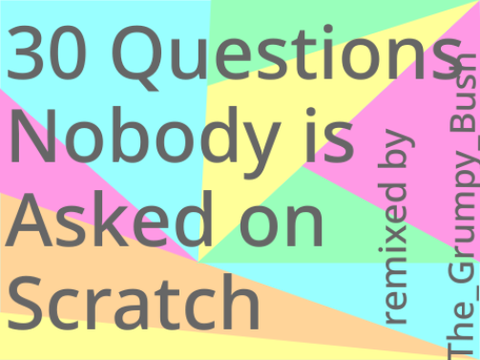 30 Questions Nobody Is Asked On Scratch Remix