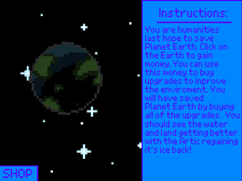 Save the Earth (A Clicker Game)