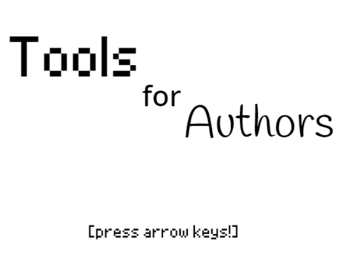 tools for authors!