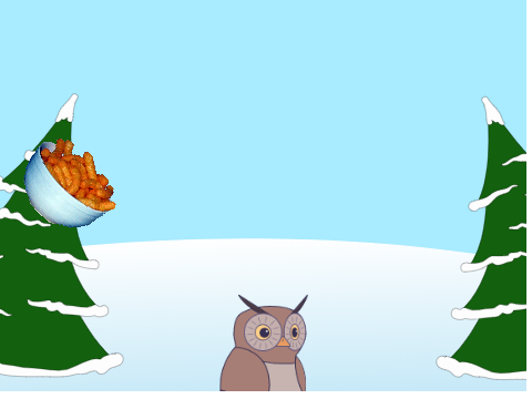 Snowy owl pong