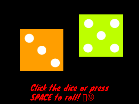 A pair of virtual Dice (mobile friendly!)