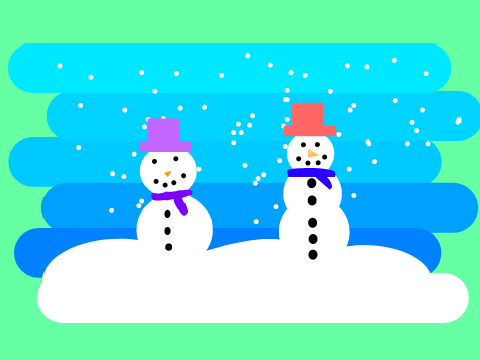 Snowy - Flat Art