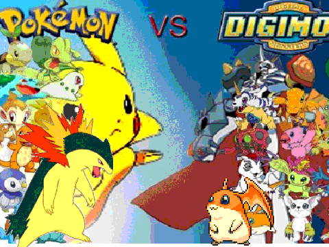 Pokemon vs Digimon (inspired by "Get a Mac")