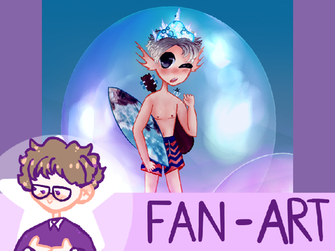 Beach boy but he’s chibi and suffocating 